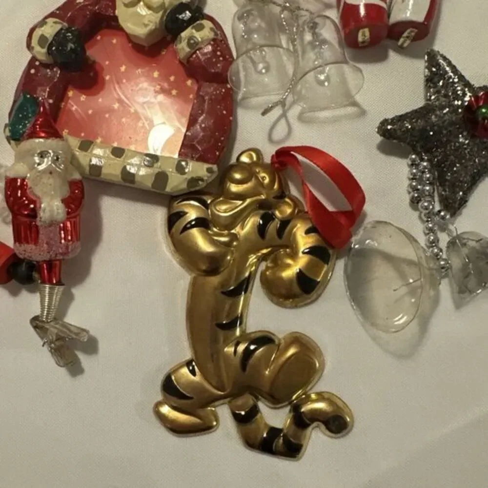 Lot of 11‎ Vintage & Modern Christmas Ornaments Mid West Crate & Barrel Japan